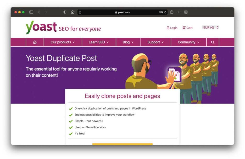 Yoast Duplicate Post ist ein extrem hilfreiches Plugin