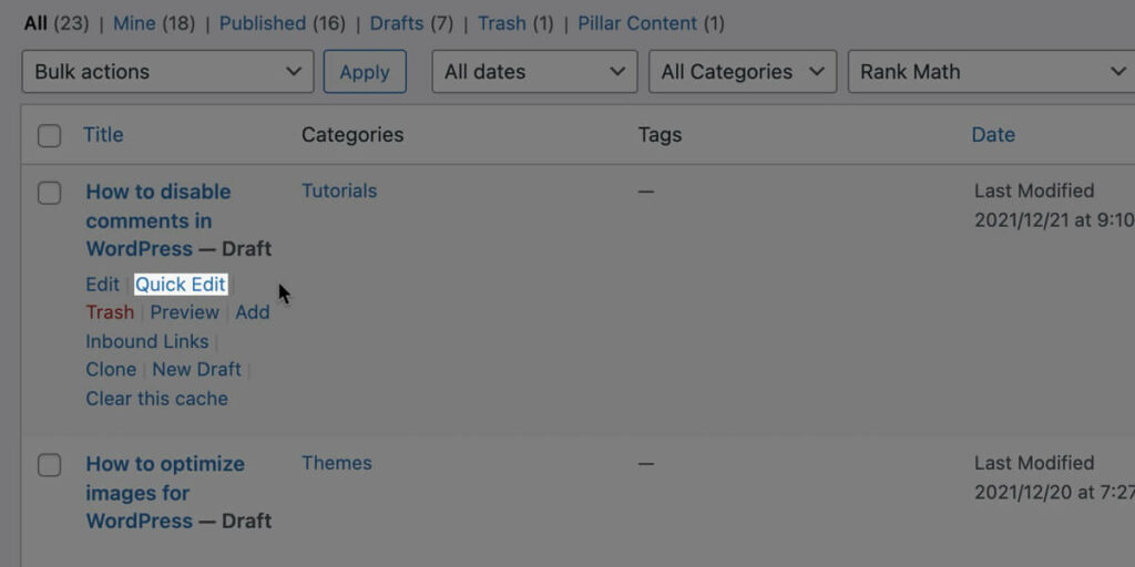 With QuickEdit you can turn off comments on individual posts or pages